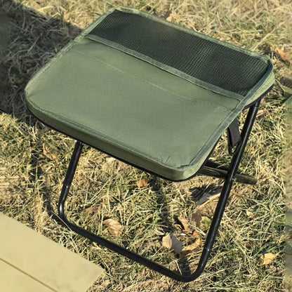 Folding Stool for Outdoor Leisure, Camping, and Hiking Fishing Trips, Convenient Shoulder Bag Style Portable Stool for Storage