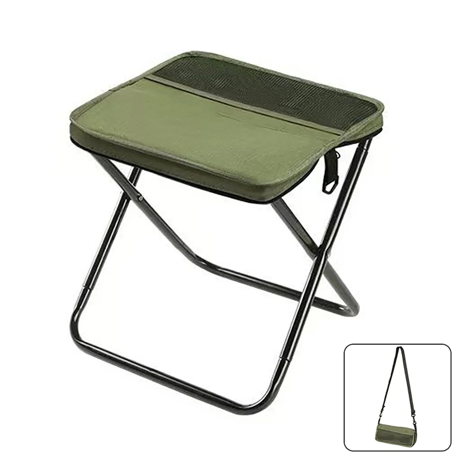 Foldable Backpack Stool Portable Small Mazar Satchel Pen Bag Camping Stool Lightweight Outdoor Folding Chair for Fishing Travel