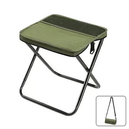 Foldable Backpack Stool Portable Small Mazar Satchel Pen Bag Camping Stool Lightweight Outdoor Folding Chair for Fishing Travel
