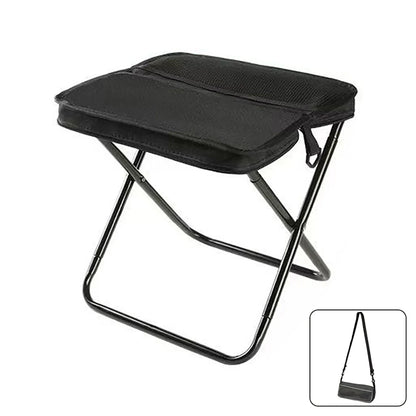 Foldable Backpack Stool Portable Small Mazar Satchel Pen Bag Camping Stool Lightweight Outdoor Folding Chair for Fishing Travel
